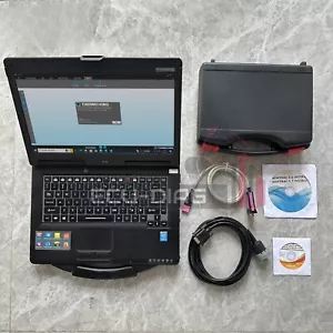 For Thermo King Diagnostic tool Wintrac 5.7 Forklift CAN USB with CF-53 Laptop - Picture 1 of 11