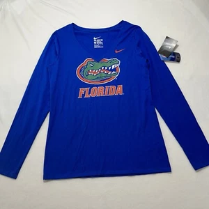 Nike Florida Gators Women’s Medium Athletic Cut Graphic T Shirt V Neck L/S - Picture 1 of 12