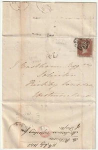 1842 LONDON M/X & R.L. = FAHRBRIEF THOMAS JARMAN NACH J EASTHAM KIRKBY LONSDALE - Bild 1 von 3