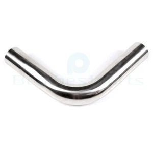 3" Inch 90 Degree T-304 Stainless Steel Exhaust Piping Tubing Tube Pipe 2 Feet - Imagen 1 de 5