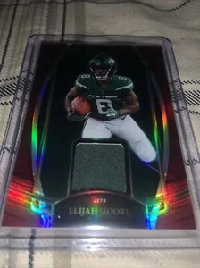 2021 Panini Select #RSW-EMO Elijah Moore ROOKIE SWATCH RED PRIZM PATCH RC - Bild 1 von 4