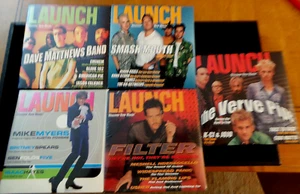 Unused; Unopened 5 Launch CD's # 29-33 Music; Games; Movies Excellent - Picture 1 of 13