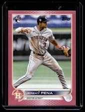 2022 Topps Update Mother's Day Pink High Grade Jeremy Pena 30/50 Houston Astros