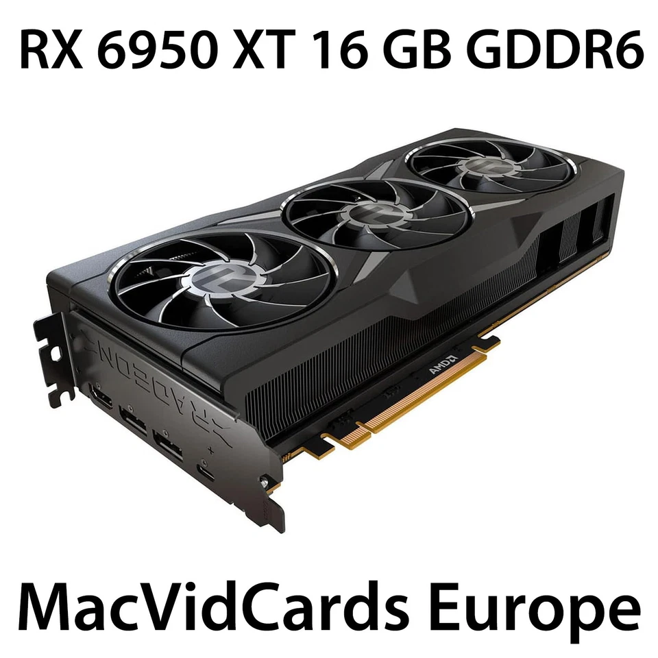 MacVidCards AMD Radeon RX6950XT (RX6900XT) 16 GB GDDR6 for Apple Mac Pro 4,1/5,1 - Image 1 of 1