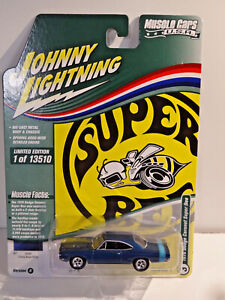 JOHNNY LIGHTNING - MUSCLE CARS USA - DARK BLUE - 1970 DODGE CORONET SUPER BEE