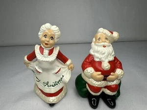 Stampo Atlantic vintage anni 70 5 pollici Babbo Natale e Signora Buon Natale - Foto 1 di 5