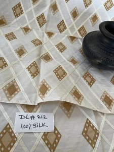 Designer Quality 100% Silk Shantung Novelty fabrics!!! - Picture 1 of 4