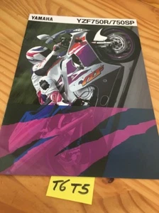 Yamaha YZF750R YZF750SP YZF 750 R SP YZF750 Prospecto Moto Folleto Prospekt - Imagen 1 de 1