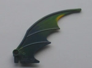 LEGO Dragon Wing 8x10 Green Yellow Trailing Edge Ref 55706pb01 Set 7021  - Picture 1 of 1