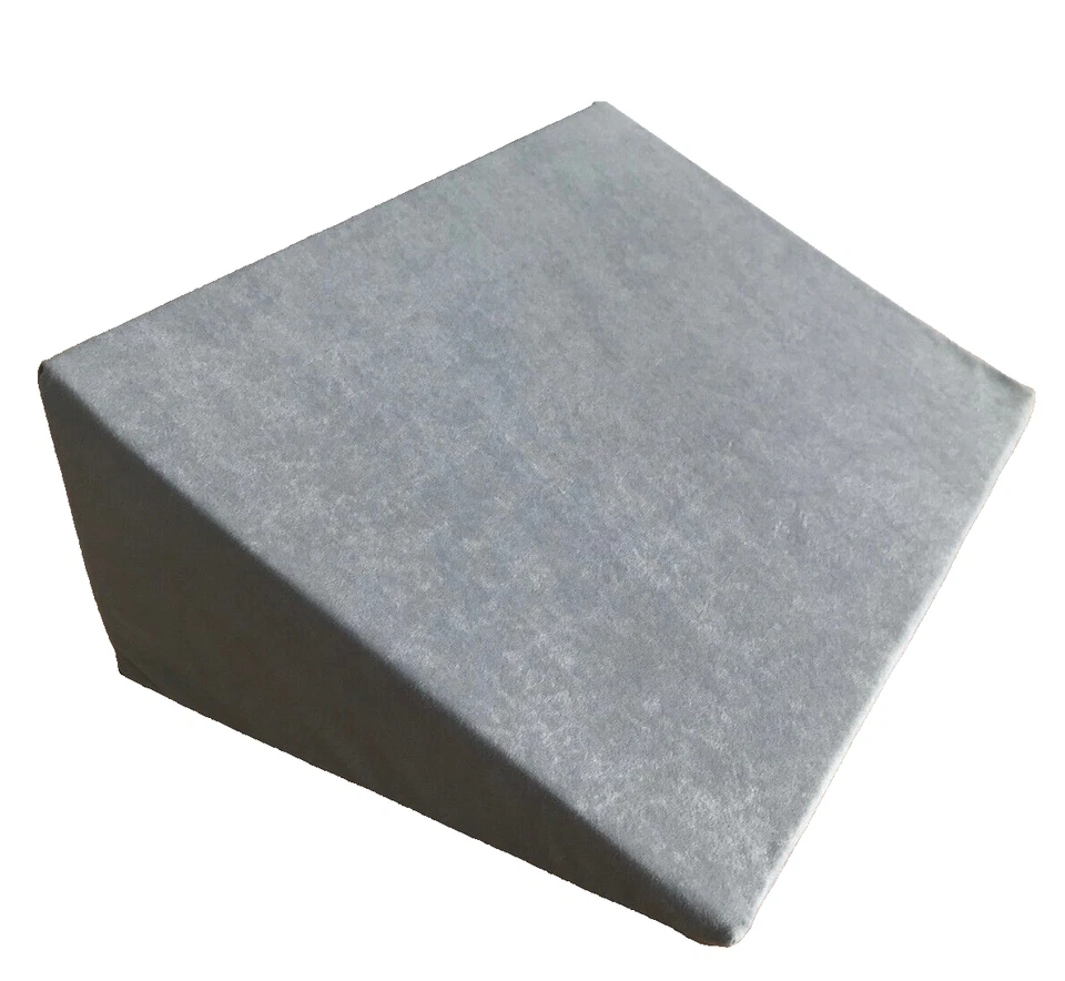 REHA4YOU Lesekeil Bettkeil Lesekissen Lagerungskeil grau Lagerungshilfe