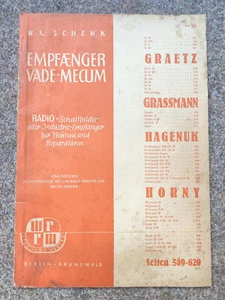 Empfänger Vade-Mecum Radio-Schaltbilder Nr. 05 Seiten 509-620 - Bild 1 von 2
