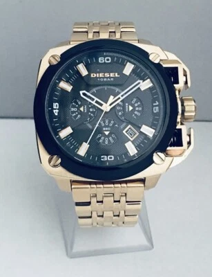 Diesel DZ7378 Hombre Bamf Cronógrafo Fecha Tono Dorado Pulsera Acero Inoxidable Foto 1 de 4