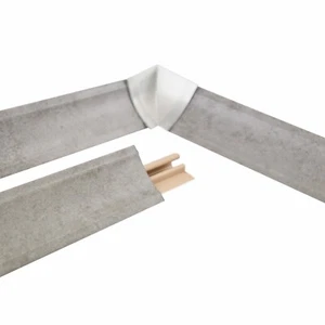 Beton Küche Winkelleiste 23x23mm PVC 1,5m Abschlussprofil Arbeitsplatte - Bild 1 von 13