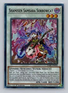 Shamisen Samsara Sorrowcat #DABL-EN044 Darkwing Blast Yugioh 1st Edition - Picture 1 of 2