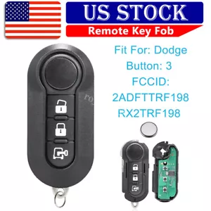 For 2015 2016 2017 2018 2019 Dodge RAM ProMaster 1500 2500 3500 Remote Key Fob - Picture 1 of 11