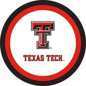Texas Tech Red Raiders NCAA College Sports Graduation Party 7" Dessert Plates - Picture 1 of 1