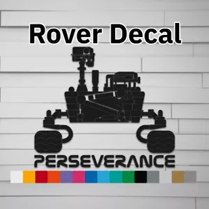 Mars Rover Perseverance Decal Nasa Space Sticker Laptop Macbo - Picture 1 of 7