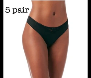 NUEVAS CON ETIQUETAS ~ 5 pares ~ Bragas tanga para mujer Secret Treasures sin exhibición 3XL (22) - Imagen 1 de 9