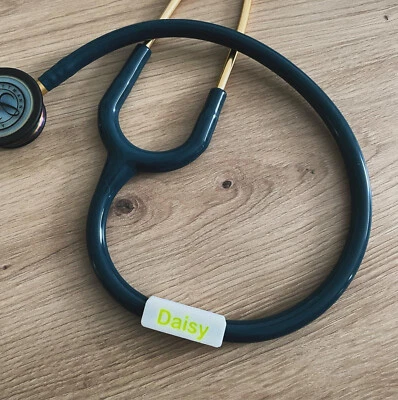 Namensschild personalisiert (passend f. Littmann Stethoskop) Rettungsdienst/Arzt - Bild 1 von 4