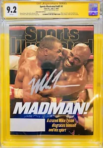 Mike Tyson Evander Holyfield Sports Illustrated (7/7/1997) CGC 9.2 Signed Tyson - Picture 1 of 3