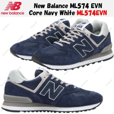 New Balance ML574 EVN Core Azul Marino Blanco ML574EVN Para hombres Talla Foto 1 de 4