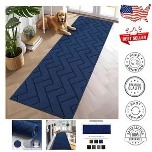 Machine Washable 2ft x 6ft Entryway Mat - Non-Slip, Stain-Resistant Floor Rug - Picture 1 of 9