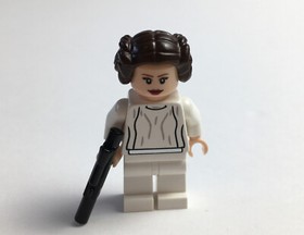Lego Star Wars Princess Leia Minifigure SW0337 From 7965 White dress retired