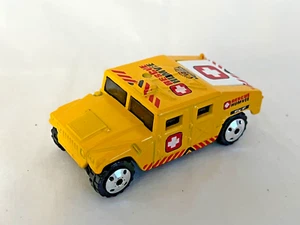 Matchbox Rescue Humvee, Yellow, Opening Rear Deck Lid - Picture 1 of 1