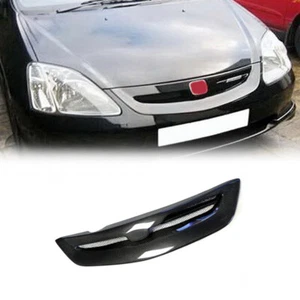 Carbon Fiber Front Grill For HONDA 02-03 EP Civic Hatch Back Mug-style - Foto 1 di 4