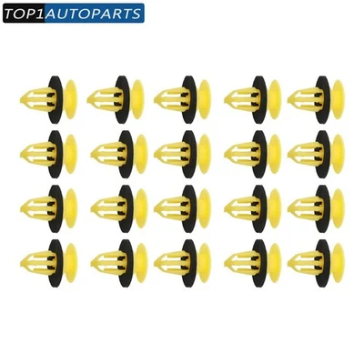 Fit GMC 11547602 11610606 11547577 Door Panel Retainer Clips with sealer Yellow - Image 1 of 4