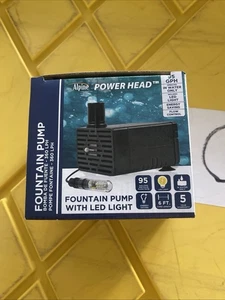 Alpine Corporation Power Head Springbrunnenpumpe 95 GPH mit LED-Licht - Bild 1 von 2