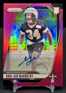 KOOL-AID Mckinstry 2024 Panini Prizm Fútbol ROSA PRIZM NOVATO AUTOMÁTICO #363 RC - Imagen 1 de 2