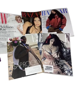 5 New Magazines- W Magazine -Harper’s Bazaar And 2- Elle 2025 Fall Issues - Picture 1 of 1
