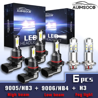 Комбинированная противотуманная светодиодная лампа для Audi S6 1995 1996 годов выпуска + комплект фар суперяркие - Изображение 1 из 4