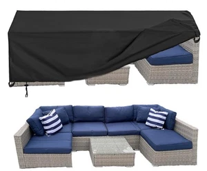 Patio Furniture Covers Waterproof, Outdoor Sectional Sofa Set Cover Couch Cov... - Picture 1 of 8