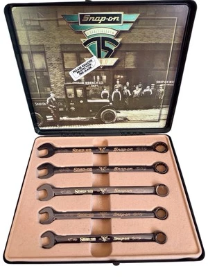 Juego de llaves numeradas Snap on Tools 75 aniversario edición limitada 5478 de 12200 Foto 1 de 4