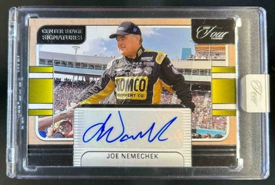 2025 Turn Four NASCAR Joe Nemechek Center Stage Signatures Auto #55/99 - Image 1 of 2