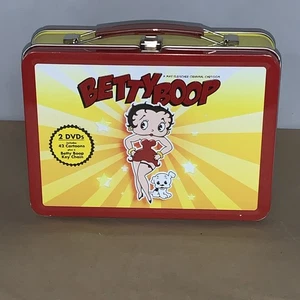 Betty Boop Sammlerstück Brotdose Dose mit Griff & 2-Disc DVD Set 2009 - Bild 1 von 6