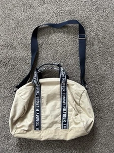 Tommy Hilfiger Vintage Weekender Travel Duffle Gym Bag Overshoulder/Carry - Picture 1 of 2