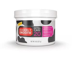 Udderly Smooth Extra Care Cream 8oz 20% Urea Unscented Dry Skin Moisturizer - Picture 1 of 7