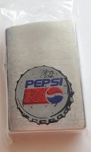 Vintage Zippo Lighter Pepsi 2000 Logo Advertising Pepsico Inc In - Picture 1 of 10