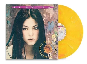 Shakira Pies Descalzo, Yellow & Red Swirl Marble Vinyl. NEW - Picture 1 of 4