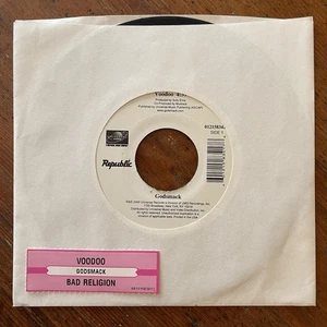 Godsmack (2000) Voodoo / Bad Religion 45 Vinyl Record Jukebox + Title Strip - Picture 1 of 5