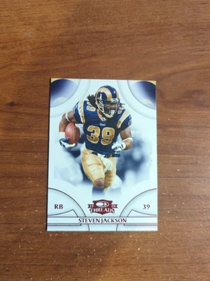 2008 Donruss Threads Steven Jackson Red - Image 1 of 2