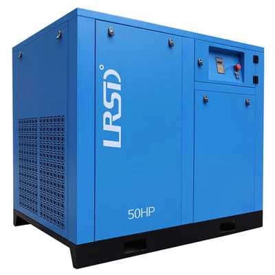 230 В 3Ph роторный винтовой стационарный воздушный компрессор 50 лс 230 куб. футов/мин 10 бар 115-150 фунтов на кв. дюйм - Изображение 1 из 4