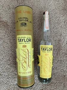 Colonel EH Taylor Small Batch Bourbon Whiskey leer 750ml Flasche und Tube EHT - Bild 1 von 10