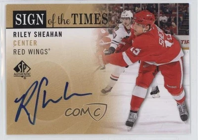 2012-13 SP Authentic Sign of the Times Riley Sheahan #SOT-RS Rookie Auto RC - Image 1 of 2