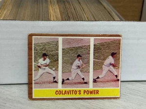 1962 Topps - #314 Rocky Colavito Fair Creasing - Bild 1 von 2