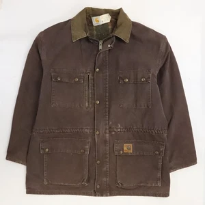 Giacca da lavoro vintage Carhartt Canvas Chore taglia XL PB1373 - Foto 1 di 11