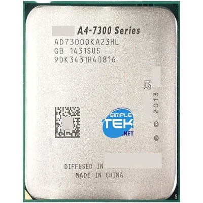 AMD A4-7300 Processor Socket FM2 3.8GHZ CPU Tray AD73000KA23HL - Image 1 of 3